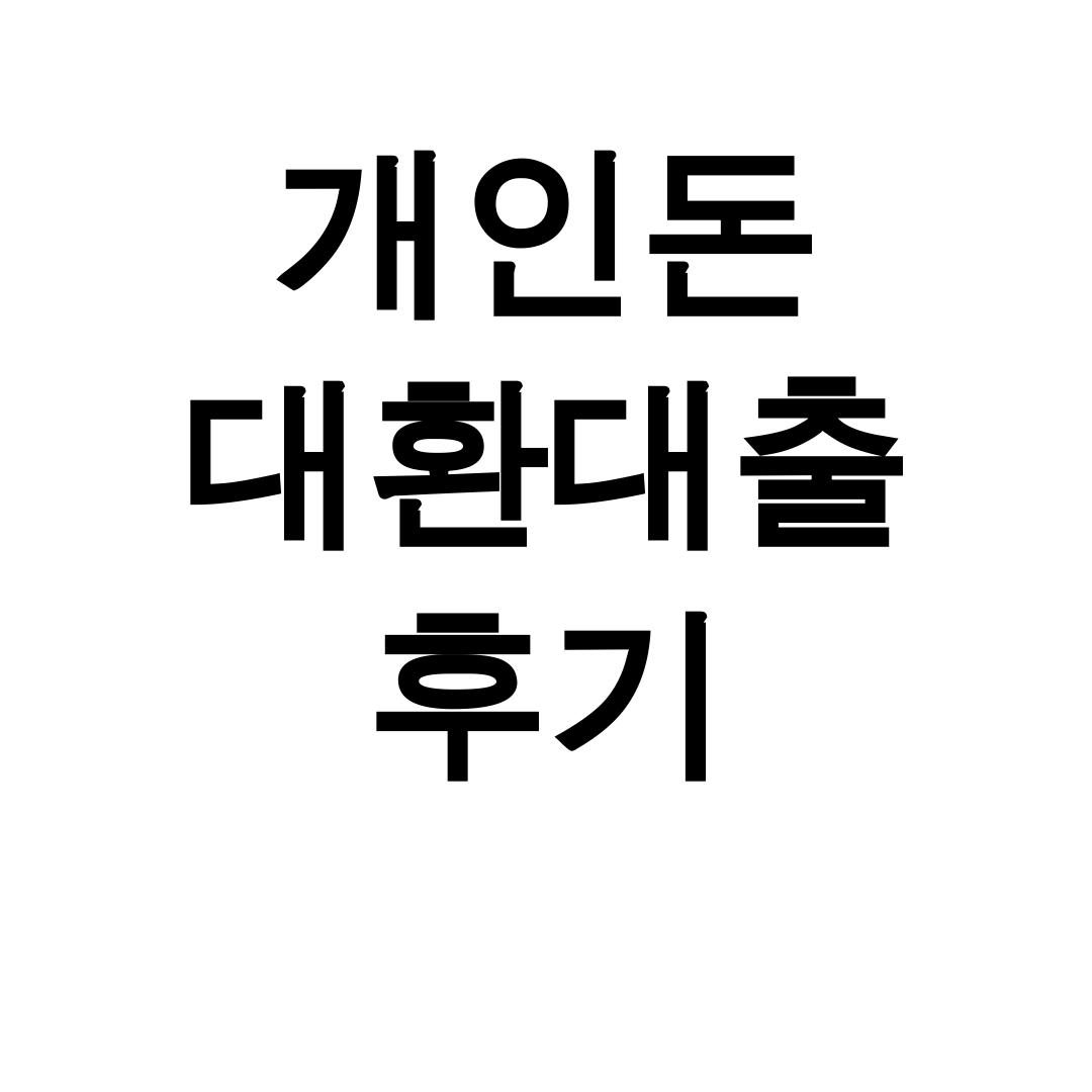 개인돈 대환대출 후기 | 순수개인돈으로 30분만에 해결한 진짜 비대면 후기